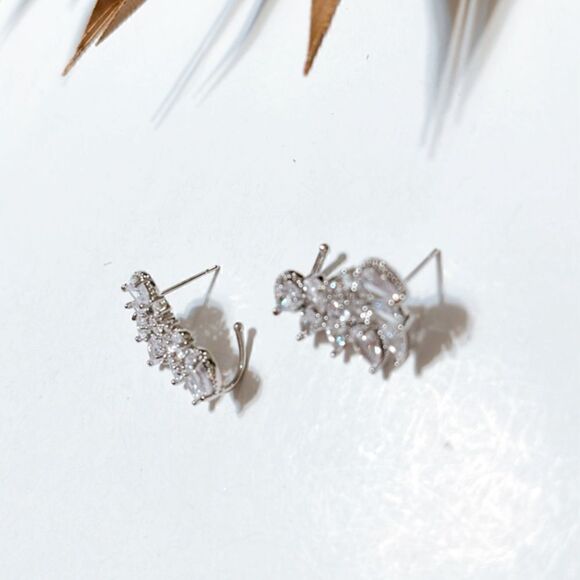 Diamond stud earrings #973 - Picture 4 of 5